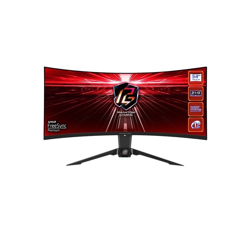 ASROCK 34" WQHD 165Hz monitor PG34WQ15R2B