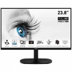 MSI Pro MP245V computer monitor 60.5 cm (23.8") 1920 x 1080 pixels Full HD LCD Black
