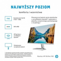 HP M24fw (2D9K1E9) 60.5 cm (23.8") 1920 x 1080 pixels Full HD Silver