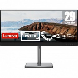 Lenovo L29w-30 73.7 cm (29") 2560 x 1080 pixels Quad HD LED Black, Silver