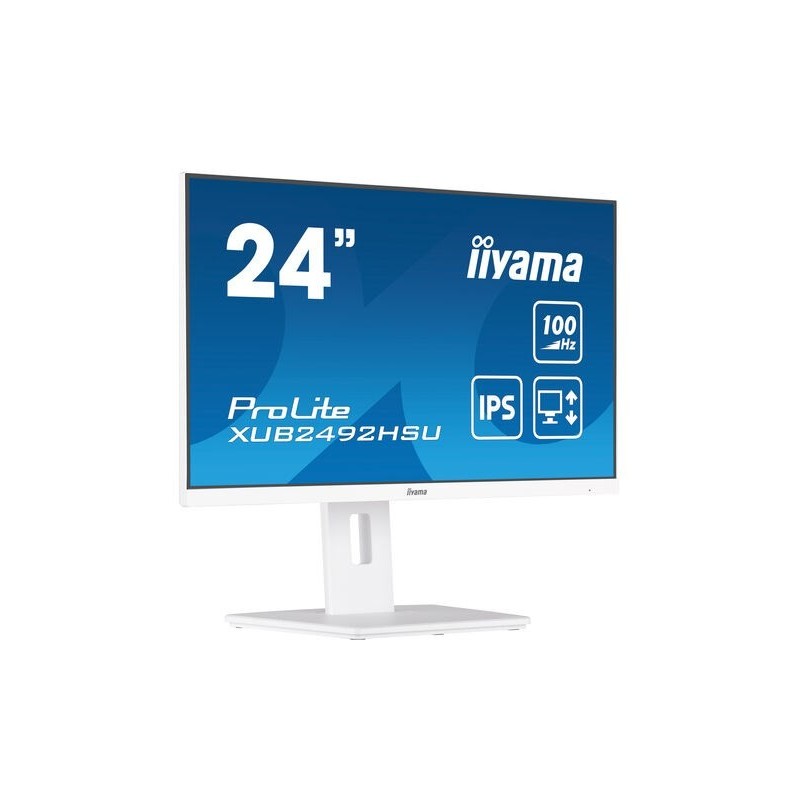 iiyama XUB2492HSU-W6 computer monitor 60.5 cm (23.8") 1920 x 1080 pixels Full HD LED White