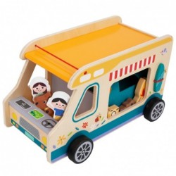 Tooky Toy Wooden Campervan Characters Camping