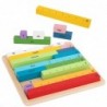 Tooky mänguasja puidust matemaatikadiagramm, mis õpib aabitsat loendama