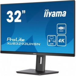 iiyama ProLite XUB3293UHSN-B5 computer monitor 80 cm (31.5") 3840 x 2160 pixels 4K Ultra HD LCD Black