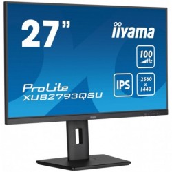 iiyama ProLite XUB2793QSU-B6 LED display 68.6 cm (27") 2560 x 1440 pixels Quad HD Black