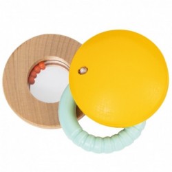 CLASSIC WORLD puidust sensoorne mänguasi väikelastele, kõristi võtmehoidja peegel