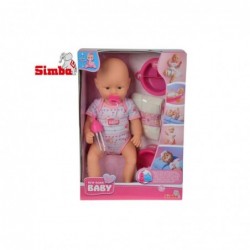 Simba Doll New Born Baby Babies 7 juurdepääsuga. 38 cm