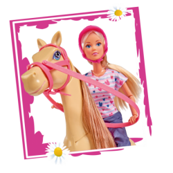 SIMBA Doll Steffi Love with a Horse with Accessories