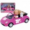 Simba Doll Evi in ​​a Luxury Convertible + Pupil Dog