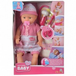 Simba Baby doll peeing 38 cm with a potty and a set of medical accessories