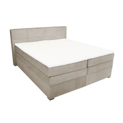 Continental bed TENNESSI STORAGE 180x200cm, beige