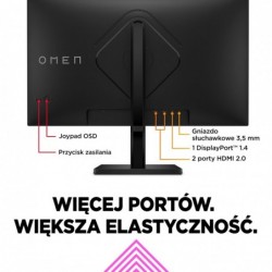 HP OMEN by HP 27q computer monitor 68.6 cm (27") 2560 x 1440 pixels Quad HD Black