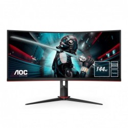 AOC G2 CU34G2X/BK computer monitor 86.4 cm (34") 3440 x 1440 pixels Quad HD LED Black