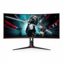 AOC G2 CU34G2X/BK computer monitor 86.4 cm (34") 3440 x 1440 pixels Quad HD LED Black