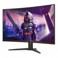 AOC Gaming CQ32G2SE/BK LED display 80 cm (31.5") 2560 x 1440 pixels 2K Ultra HD Black, Red