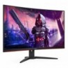 AOC Gaming CQ32G2SE/BK LED display 80 cm (31.5") 2560 x 1440 pixels 2K Ultra HD Black, Red