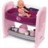 Smoby Baby Nurse Cot 2in1 For Doll Changing mat + Doll