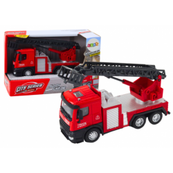 Fire Truck With Adjustable Boom Red