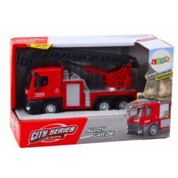 Fire Truck With Adjustable Boom Red