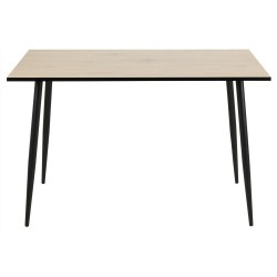 Dining table WILMA 120x80xH75cm, white oak