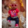 WOOPIE Fashionable Clothes for LOVE Doll Glasses Shoes 43-46 cm