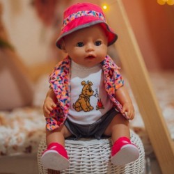 WOOPIE Разноцветная Одежда для куклы Собачка Кофточка Шляпа 43-46 см