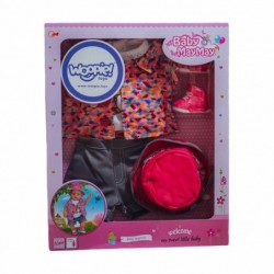 WOOPIE Colorful Clothes for a doll. A dog. A jacket. A hat, 43-46 cm