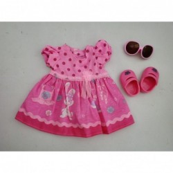 WOOPIE Одежда для куклы Pink Bunny Dress 43-46 см