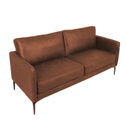 Sofa SOFIA 2-seater, brown