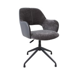 Task chair KENO without castors, grey