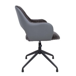 Task chair KENO without castors, grey