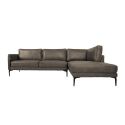 Corner sofa SOFIA RC, dark olive