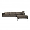 Corner sofa SOFIA RC, dark olive