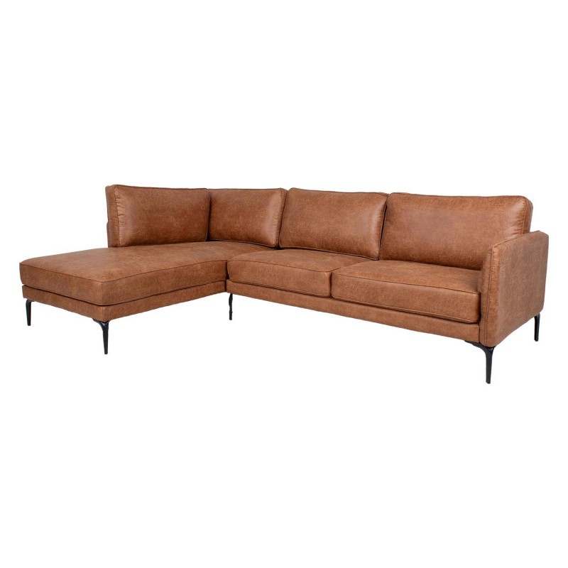 Corner sofa SOFIA LC, brown