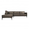 Corner sofa SOFIA LC, dark olive