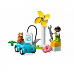 LEGO DUPLO Town Wind Turbine and Electric Car P6 10985