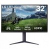 LCD Monitor LG 31.5" Panel IPS 2560x1440 16:9 180Hz 1 ms Pivot Height adjustable Tilt Colour Black 32GS85Q-B