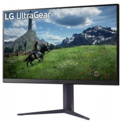 LCD Monitor LG 31.5" Panel IPS 2560x1440 16:9 180Hz 1 ms Pivot Height adjustable Tilt Colour Black 32GS85Q-B