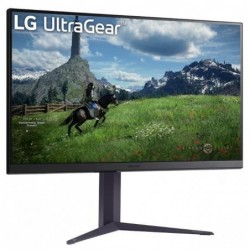 LCD Monitor LG 31.5" Panel IPS 2560x1440 16:9 180Hz 1 ms Pivot Height adjustable Tilt Colour Black 32GS85Q-B