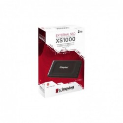 External SSD KINGSTON XS1000 2TB USB 3.2 Write speed 1000 MBytes/sec Read speed 1050 MBytes/sec SXS1000R/2000G