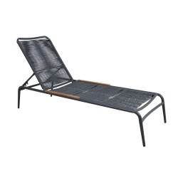 Deck chair NEBO grey