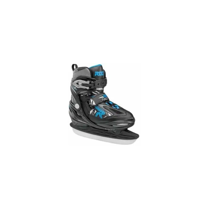 Roces Moody 3.0 Adjustable Kids Ice Skates (Black|30-35)