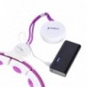 SET HULA HOOP MAGNETIC WHITE/VIOLET HHM17 WITH WEIGHT + COUNTER HMS + WAIST SUPPORT BR163 RED