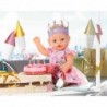 Одежда для новорожденных, комплект на день рождения, платье, корона, торт для кукол, 43 см