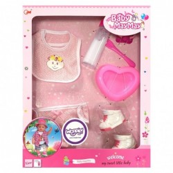 WOOPIE Clothes for Dolls Feeding Set Pink 7 akc.