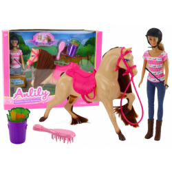 Anlily Jockey Doll Set Horse Accessories