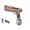 Automatic Water Gun Brown Transparent Container