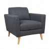 Armchair KAILI dark grey