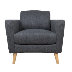 Armchair KAILI dark grey