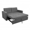 Sofa bed JORGE 2-seater, grey